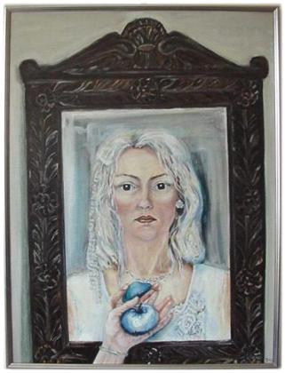 Self-portrait in the mirror